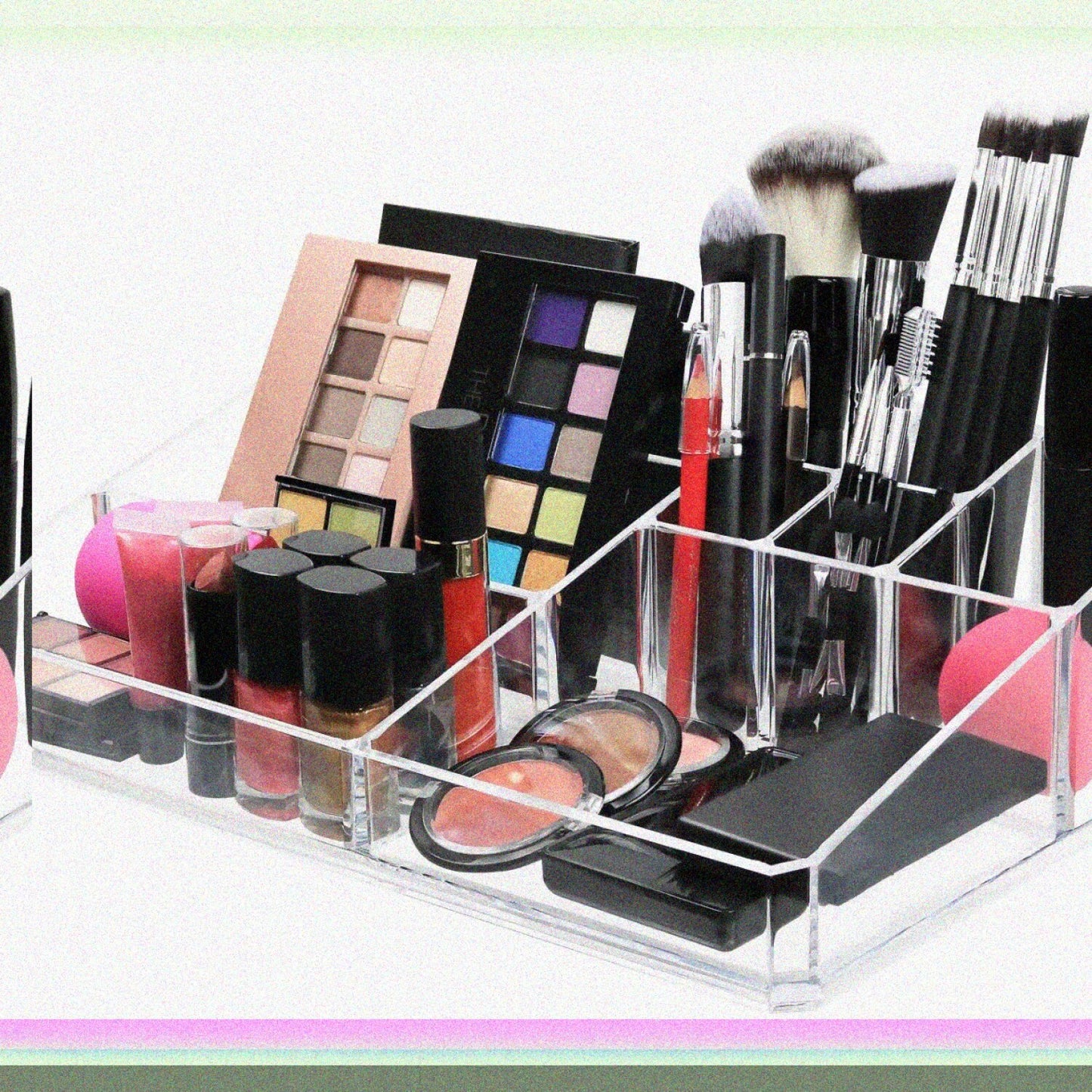 Acrylic 9 Compartment Vanity Organizer