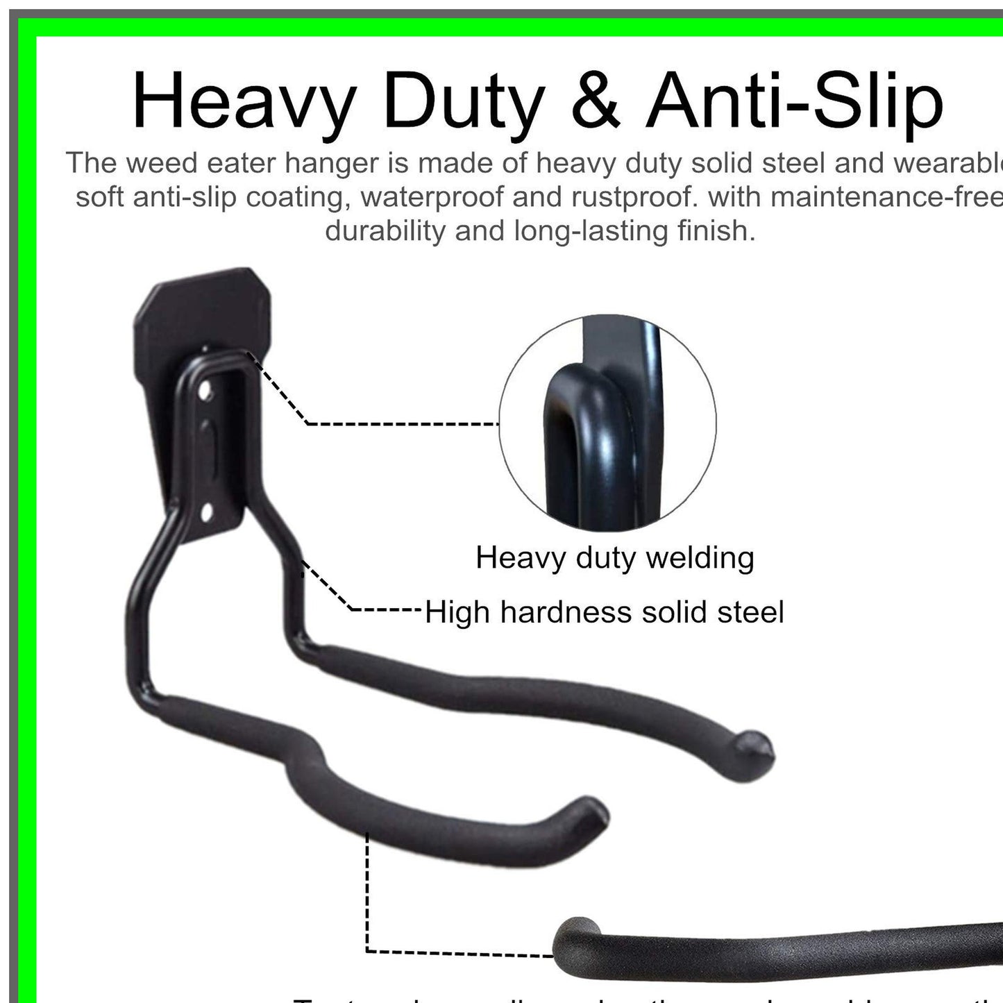 Garden Tool Wall Mount Hanger Set for Trimmers and Power Tools