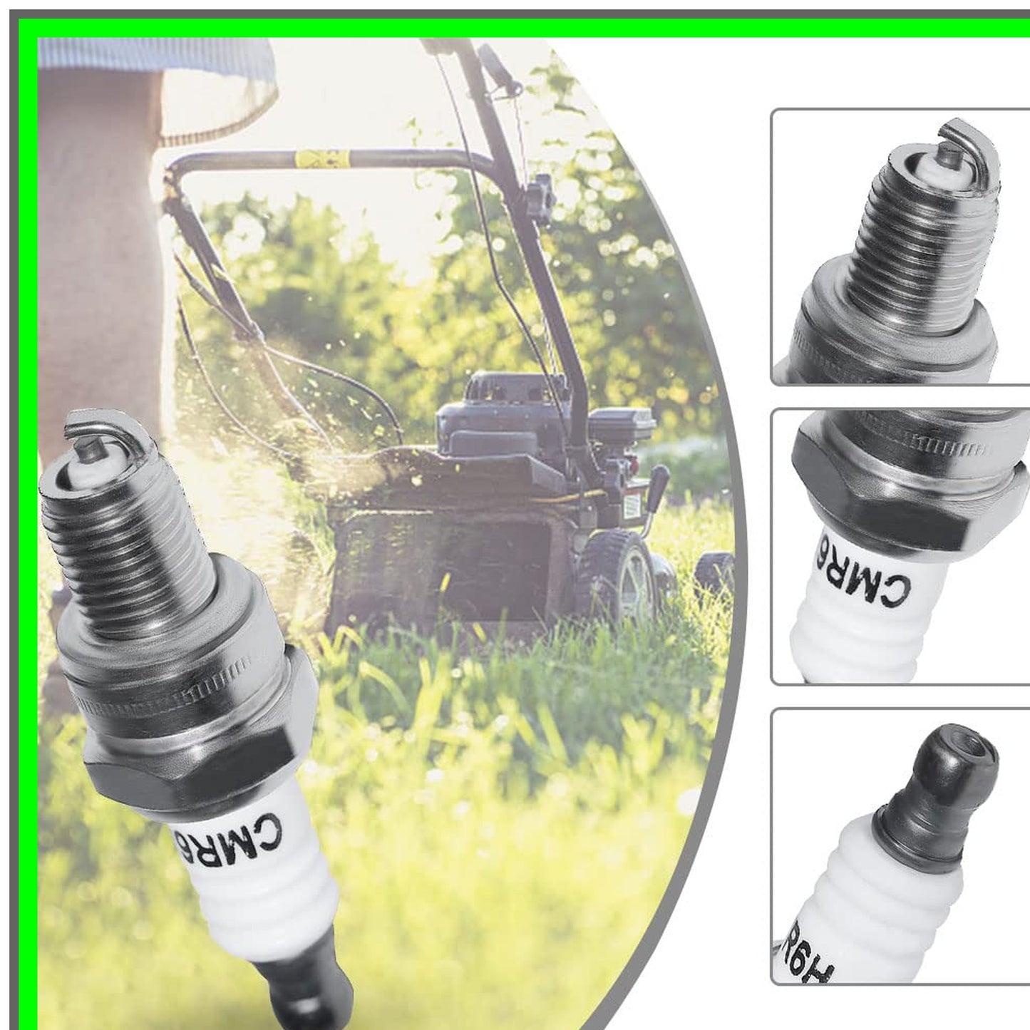 Stihl Trimmer Spark Plug Kit 10Pcs for FS90 FS100 FS110 Models