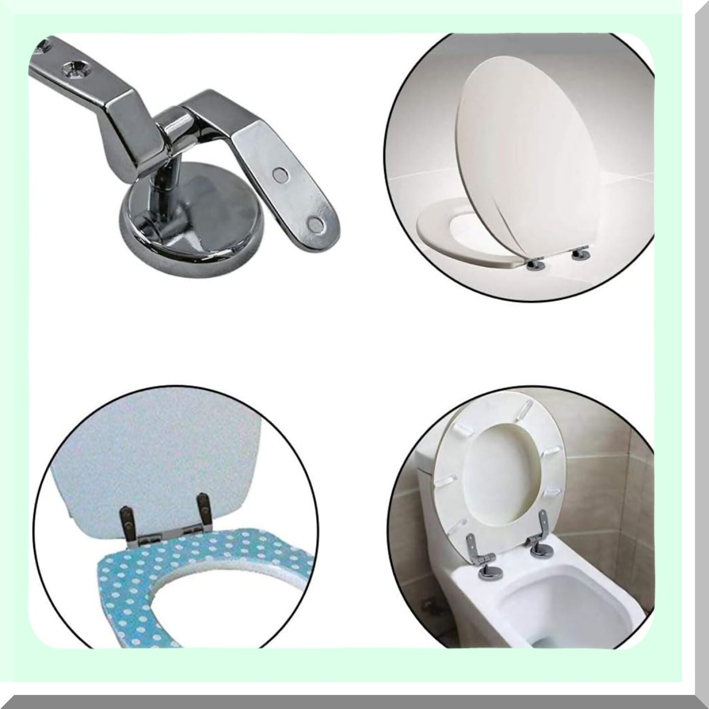 1 Pcs Zinc Alloy Tet Lid Hinge Replacement