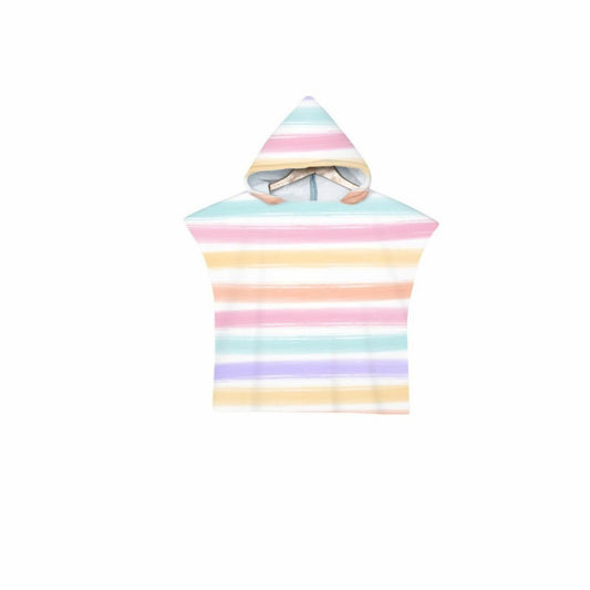 Hooded Beach Towel for Kids Pink 65cm