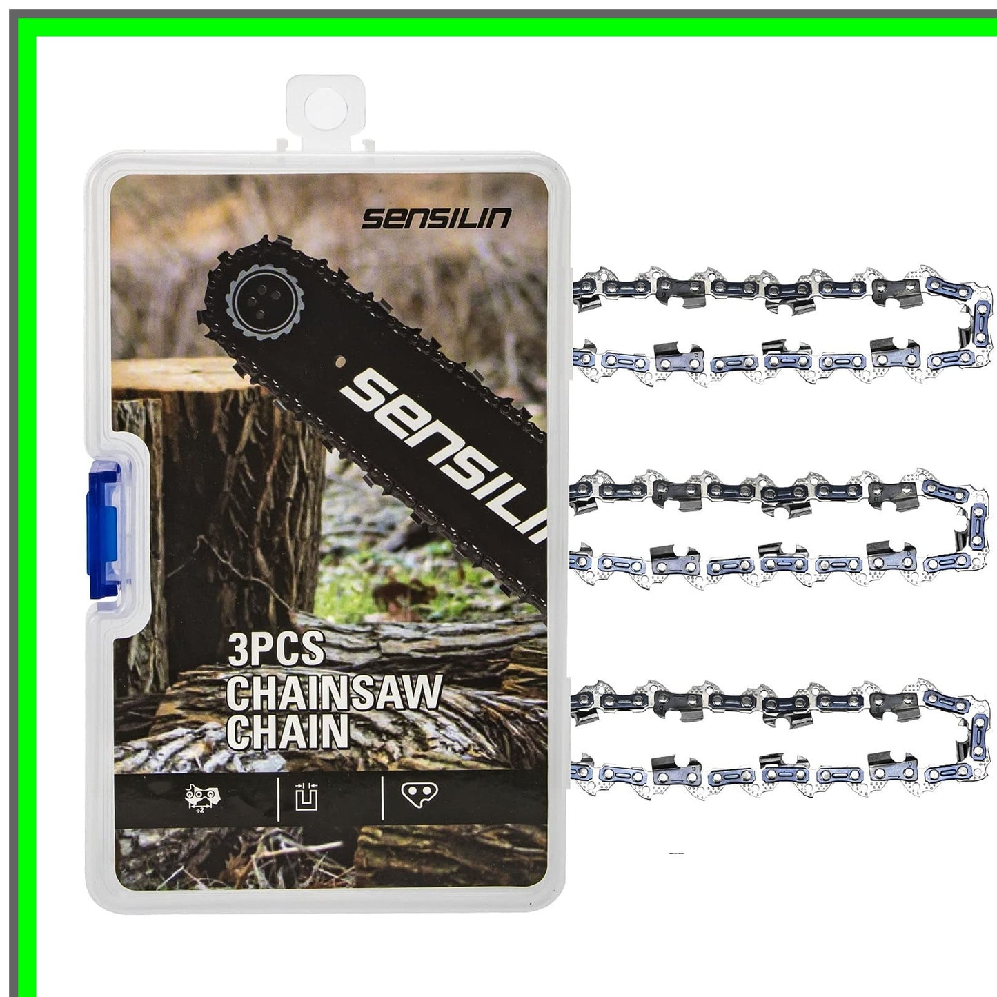 S62 18 Inch Chainsaw Chain for Oregon, Poulan Pro, EGO, and More