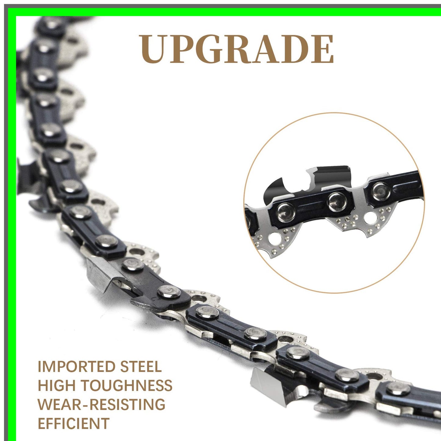 S62 18 Inch Chainsaw Chain for Oregon, Poulan Pro, EGO, and More