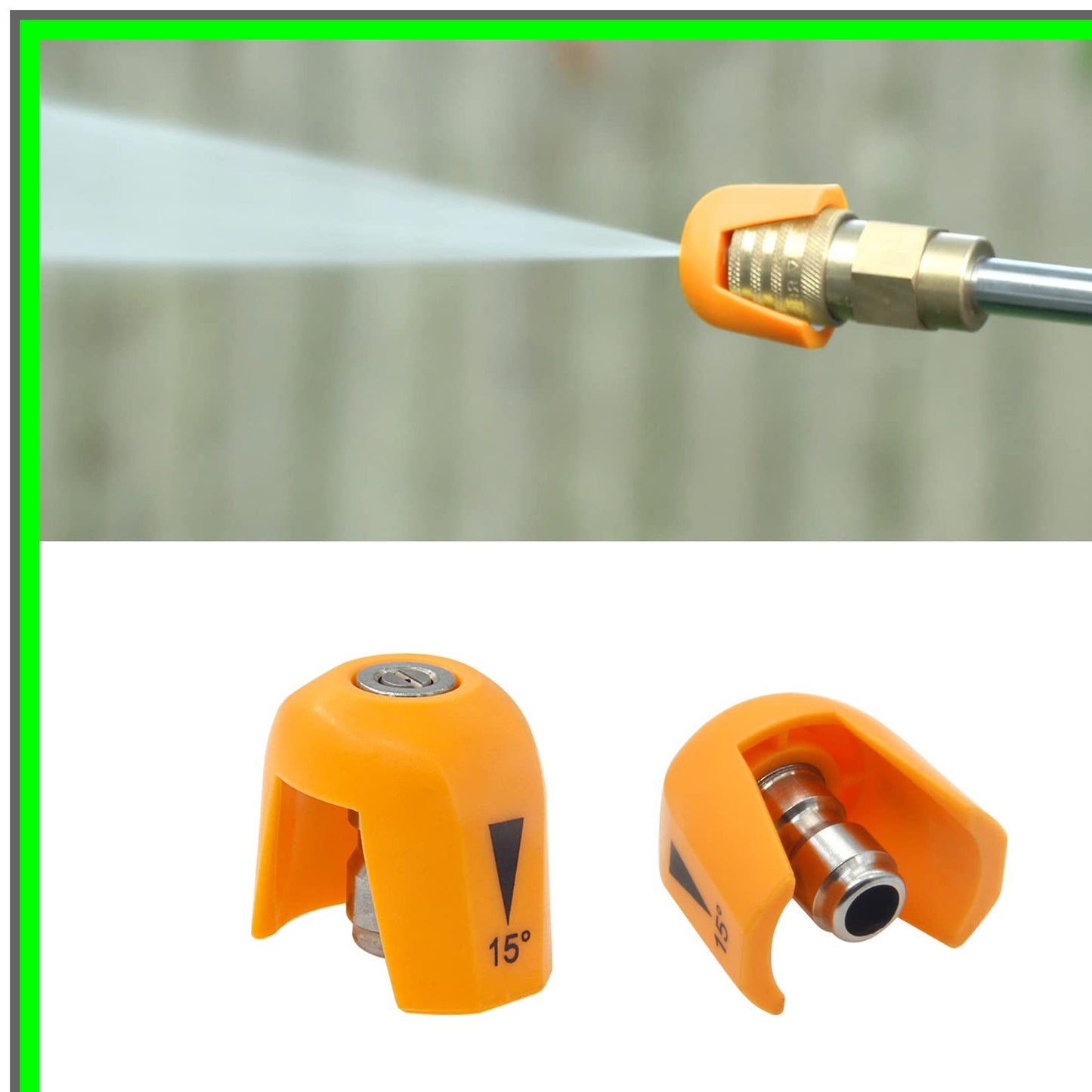 Quick Connect Pressure Washer Nozzle Tips Set for Sun Joe SPX 3000 Series