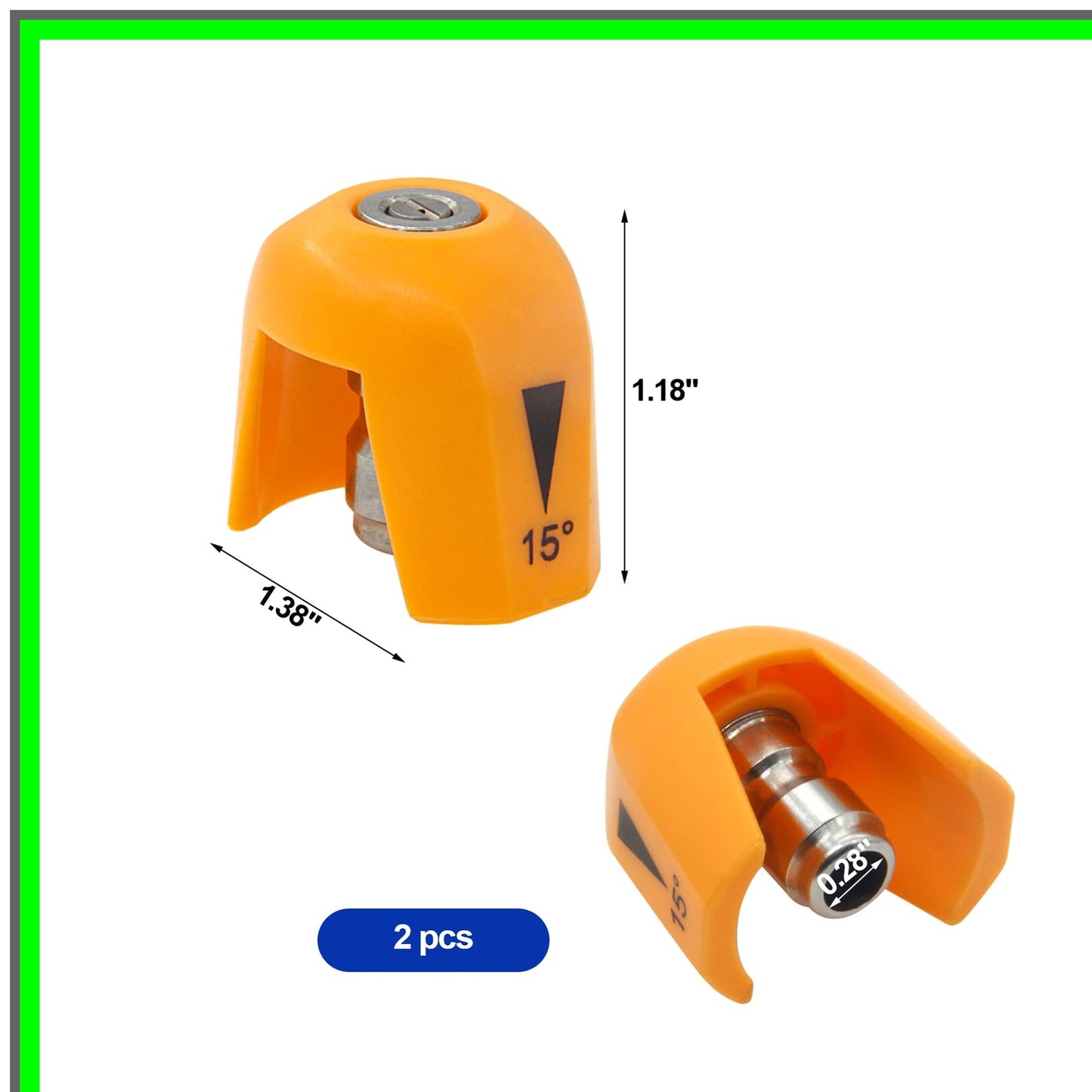 Quick Connect Pressure Washer Nozzle Tips Set for Sun Joe SPX 3000 Series