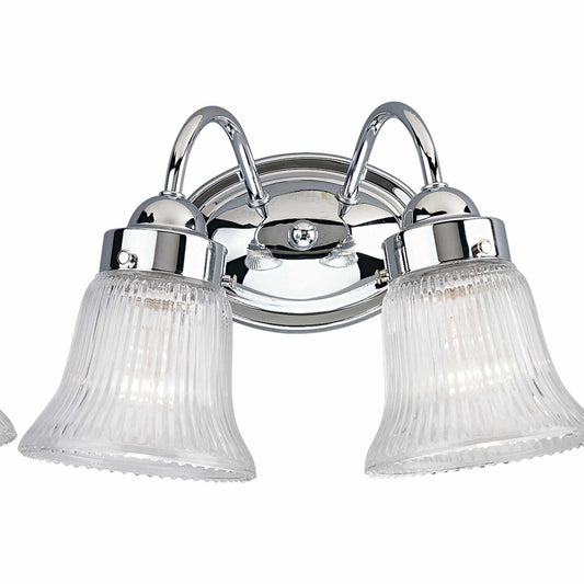 2-Light Bath Fixture Polished Chrome