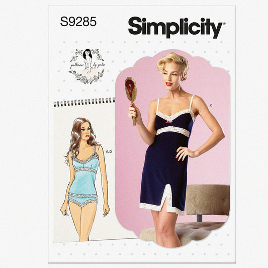 Misses' Lace-Trimmed Camisole, Slip, Underwear Packet