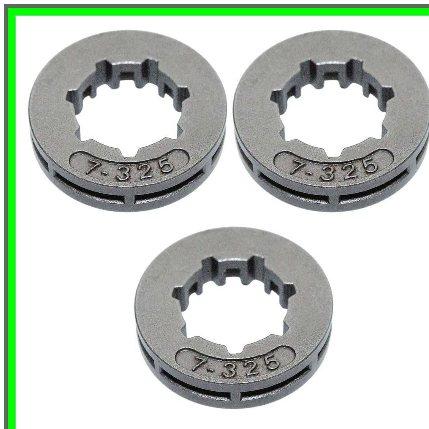 Stihl Chainsaw 325" 7T 17mm Sprocket Rim Kit Replacement 3pcs