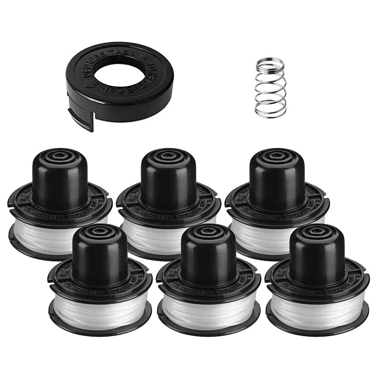 Efficient 20ft String Trimmer Line 0.065" for Black Decker 8-Pack Spool