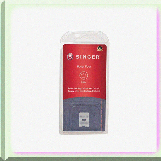 Roller Foot for Leather Vinyl Napped Fabrics