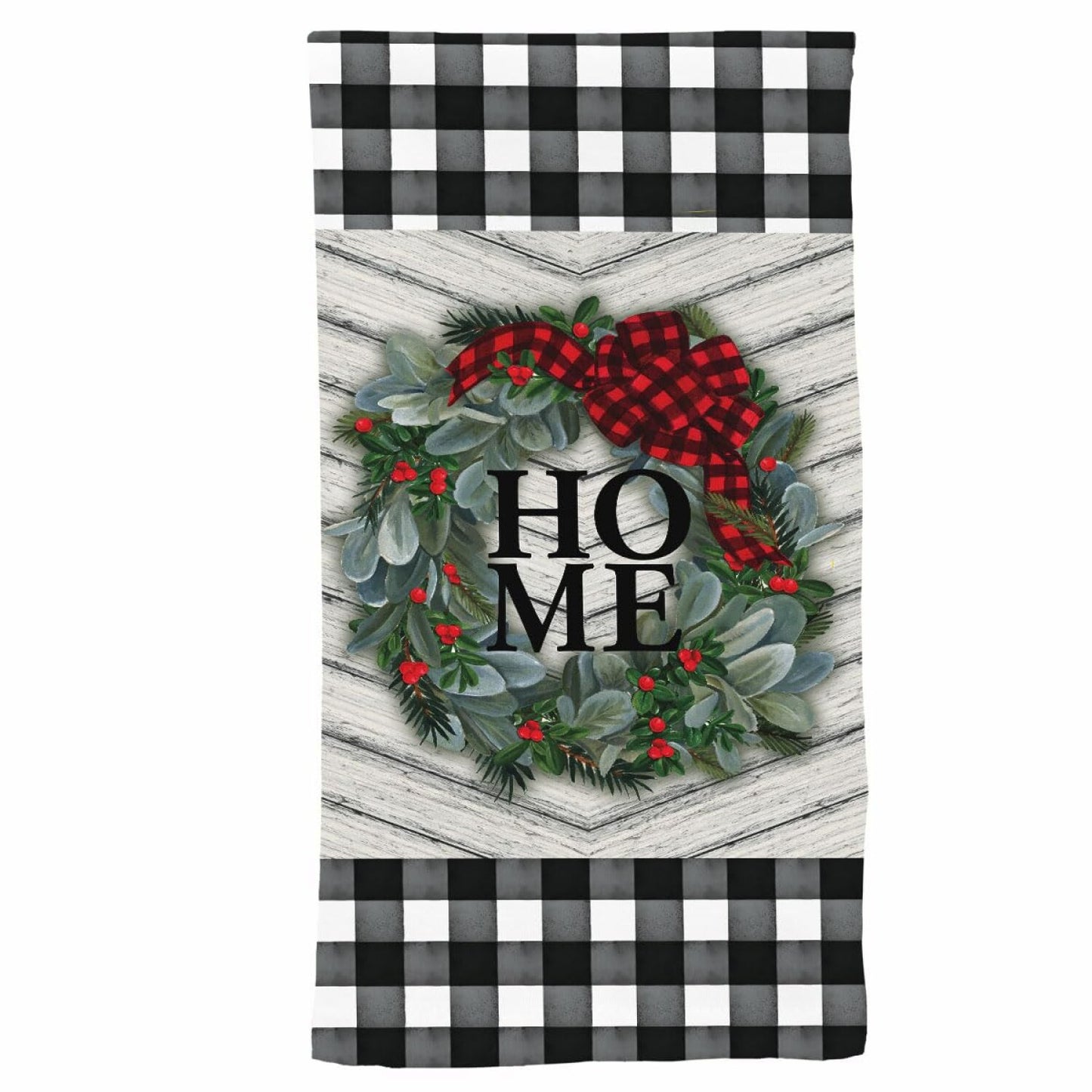 Winter Wreath Hand Towel 26" x 18"