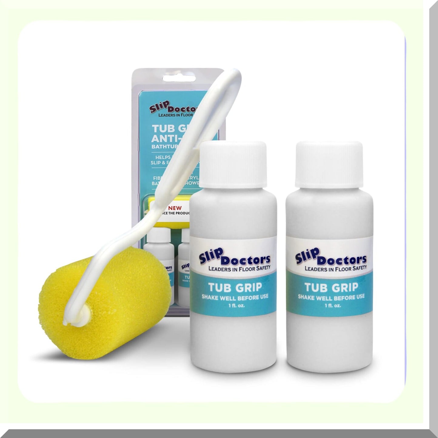 Anti-Slip Bath Shower Floor Coating (2 Bottles)