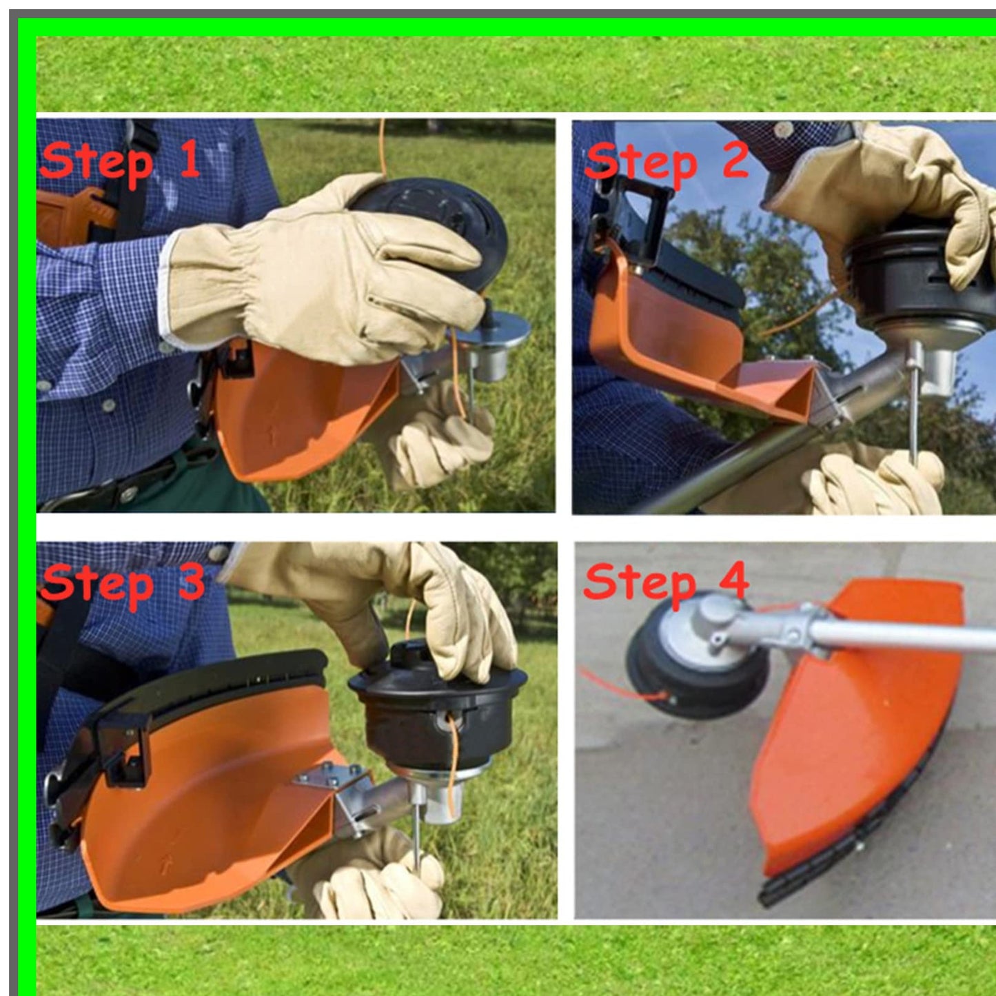 Efficient Bump Feed Trimmer Head for Stihl FS Series Models