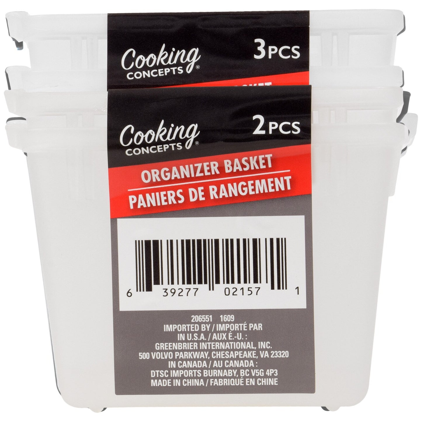 Cooking Concepts Plastic Drawer Organizers (Pack of 36)