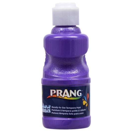 Prang Tempera Violet Paints, 8 oz. (Pack of 6)