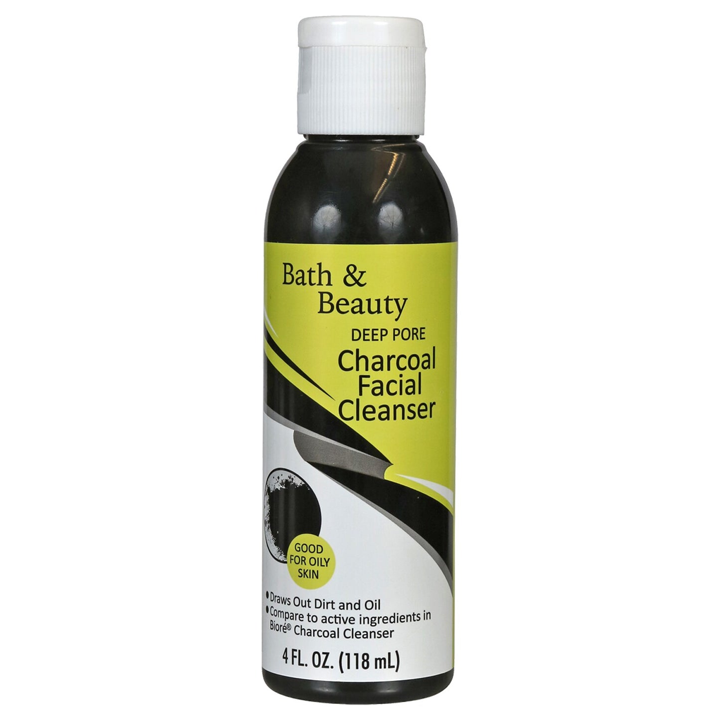 Bath & Beauty Deep Pore Charcoal Facial Cleanser, 4-oz. (Pack of 12)