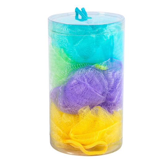 April Bath & Shower Mesh Bath Sponges, 4-ct. Packs (Pack of 24)