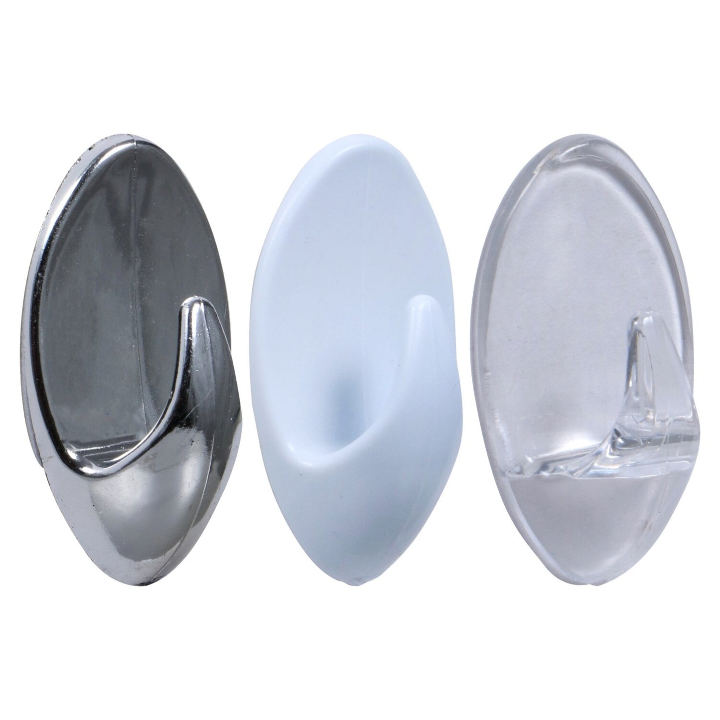 Self-Adhesive Hooks, 2x1.125 in. (Pack of 36)