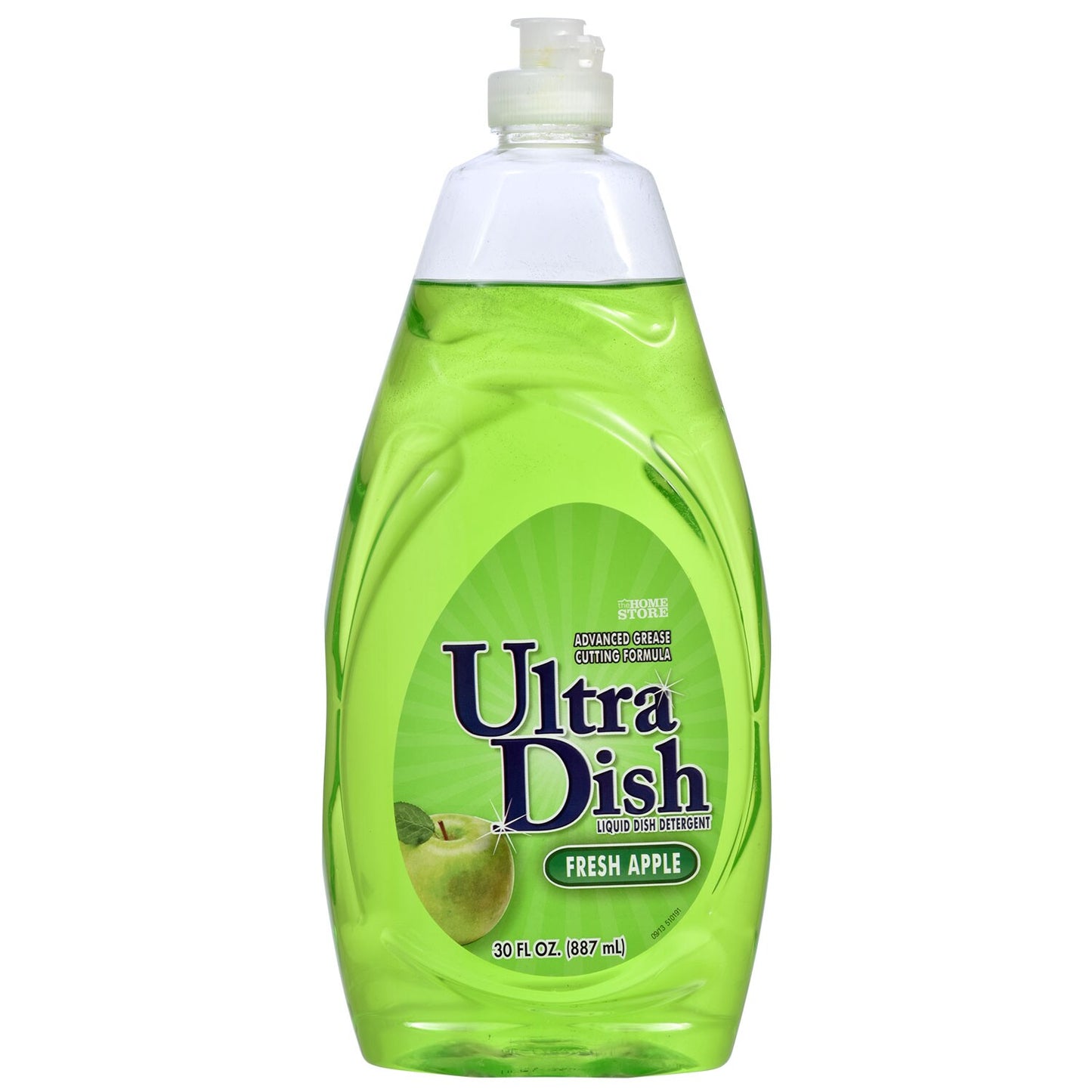 The Home Store Ultra Dish Fresh Apple Detergent, 30 oz. (Pack of 12)