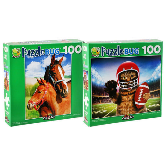 Cra-Z-Art(R) Puzzle Bug Puzzles, 100-ct. Boxes (Pack of 40)