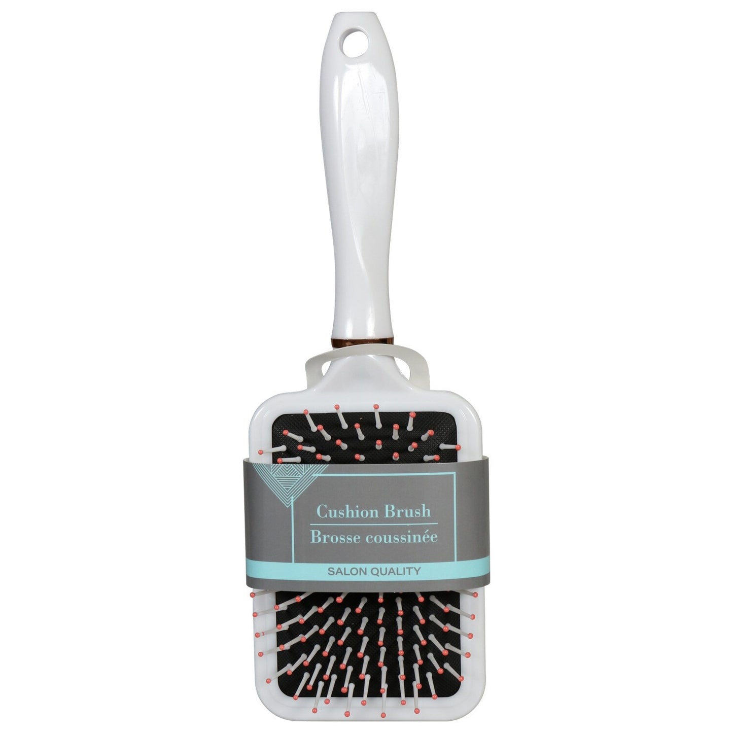 Salon Quality White Paddle Brush, 9.25x3.5 in. (Pack of 24)