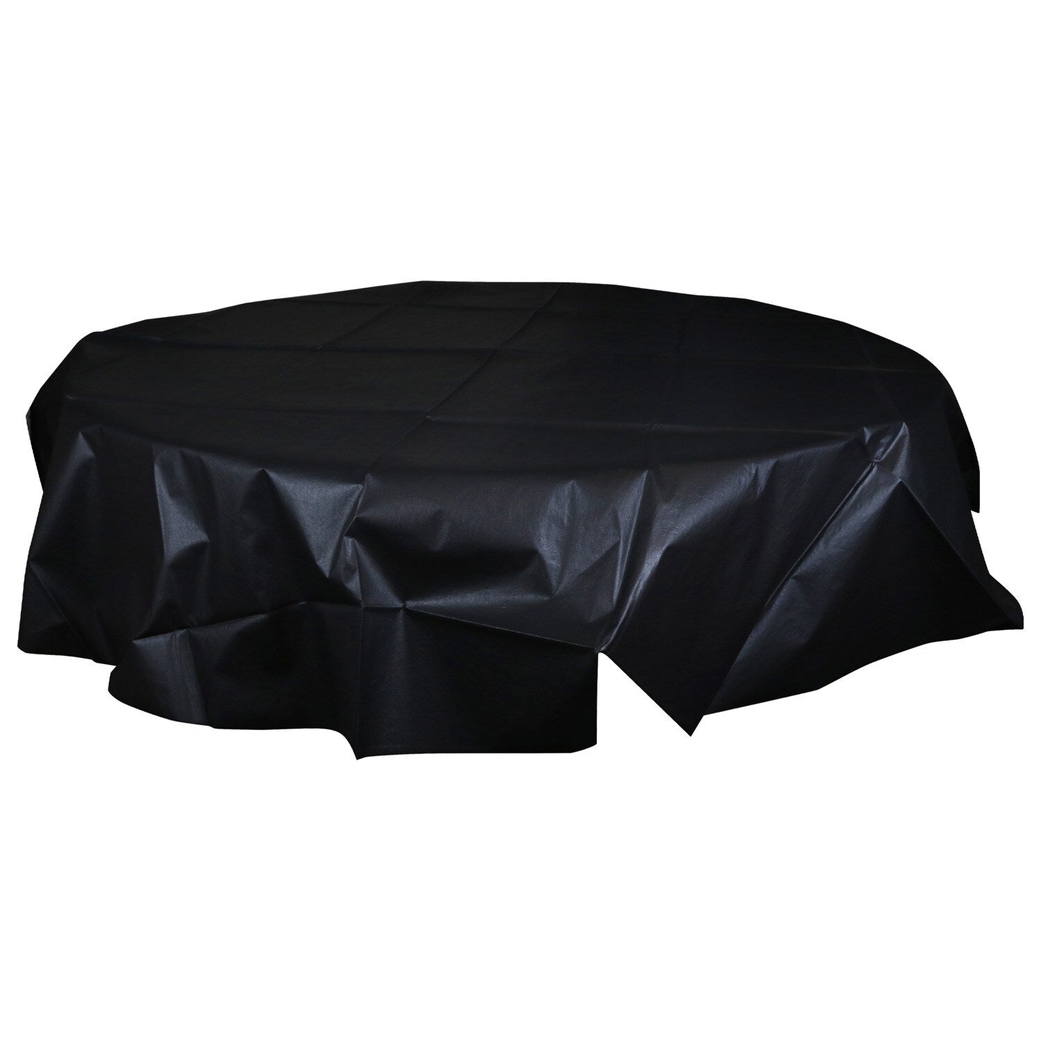 Home Collection Solid Color Tablecloths with Flannel Backings (Pack of 36)