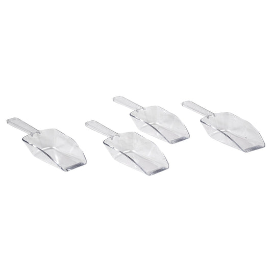 Clear Plastic Scoops, 4-ct. Packs (Pack of 24)