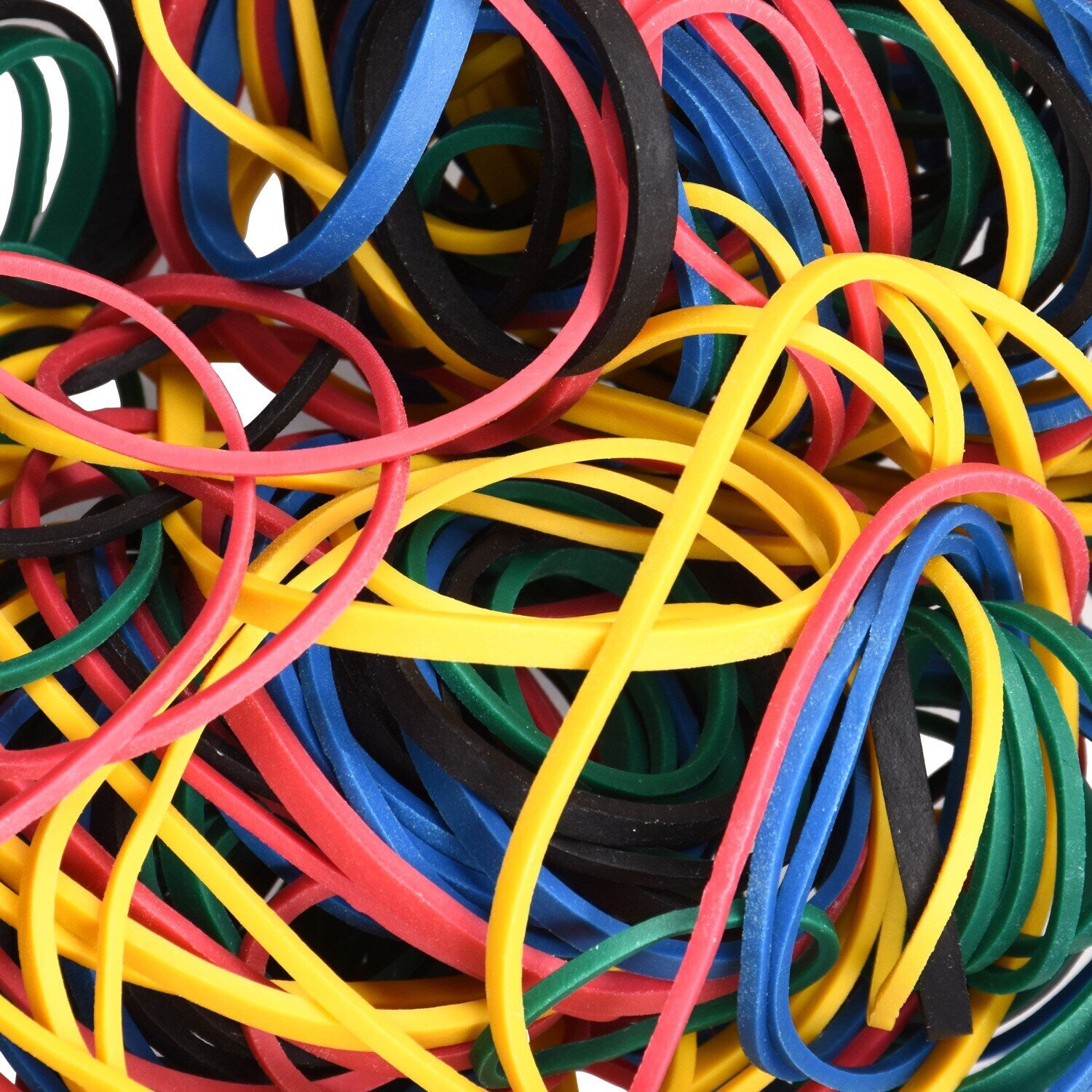 Jot Bright Rubber Bands, 3.5 oz. Bags (Pack of 48)