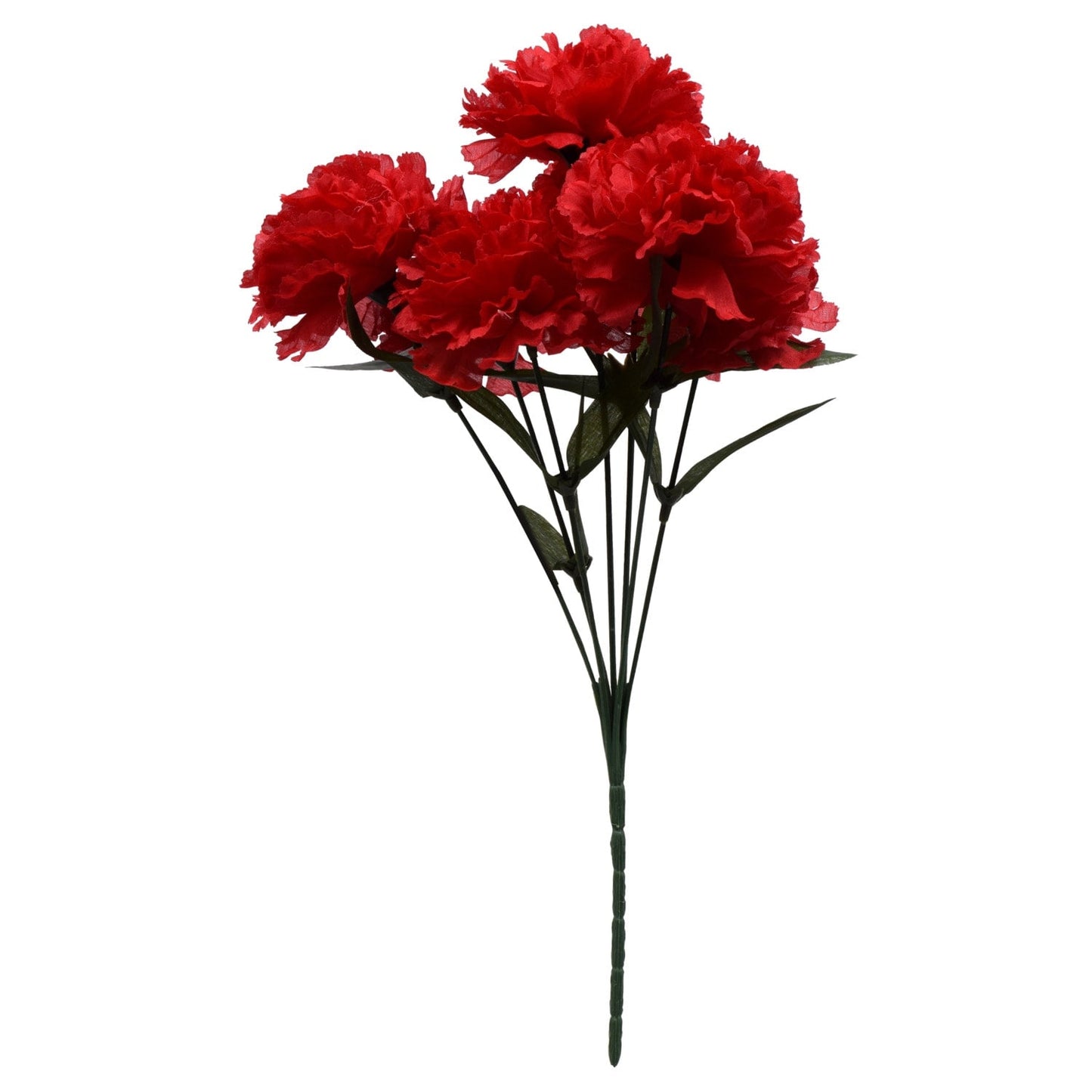 7-Stem Artificial Carnation Bushes, 13x4 in. (Pack of 48)