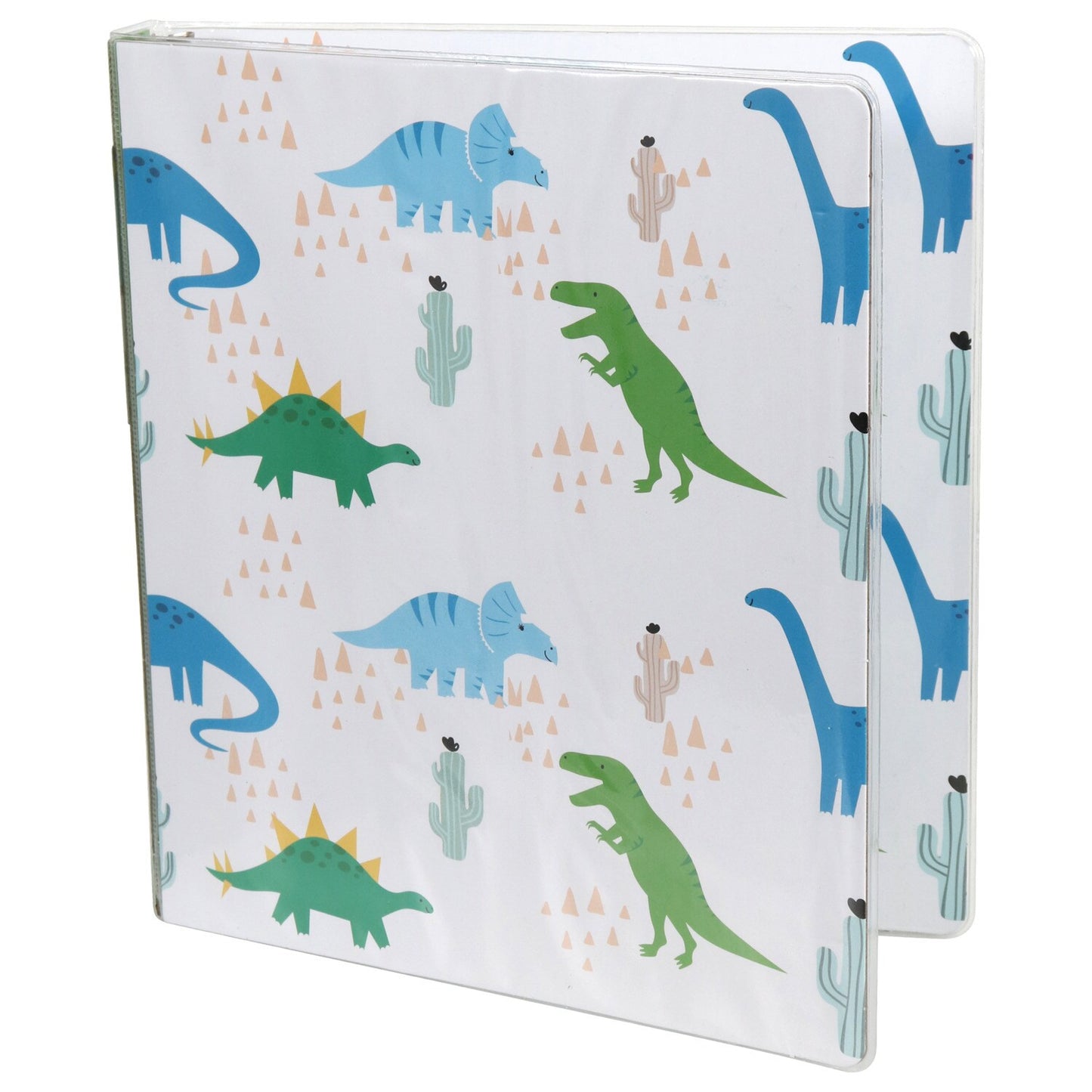 Jot 3-Ring Binders with Printed Vinyl Covers, 1 in. (Pack of 24)