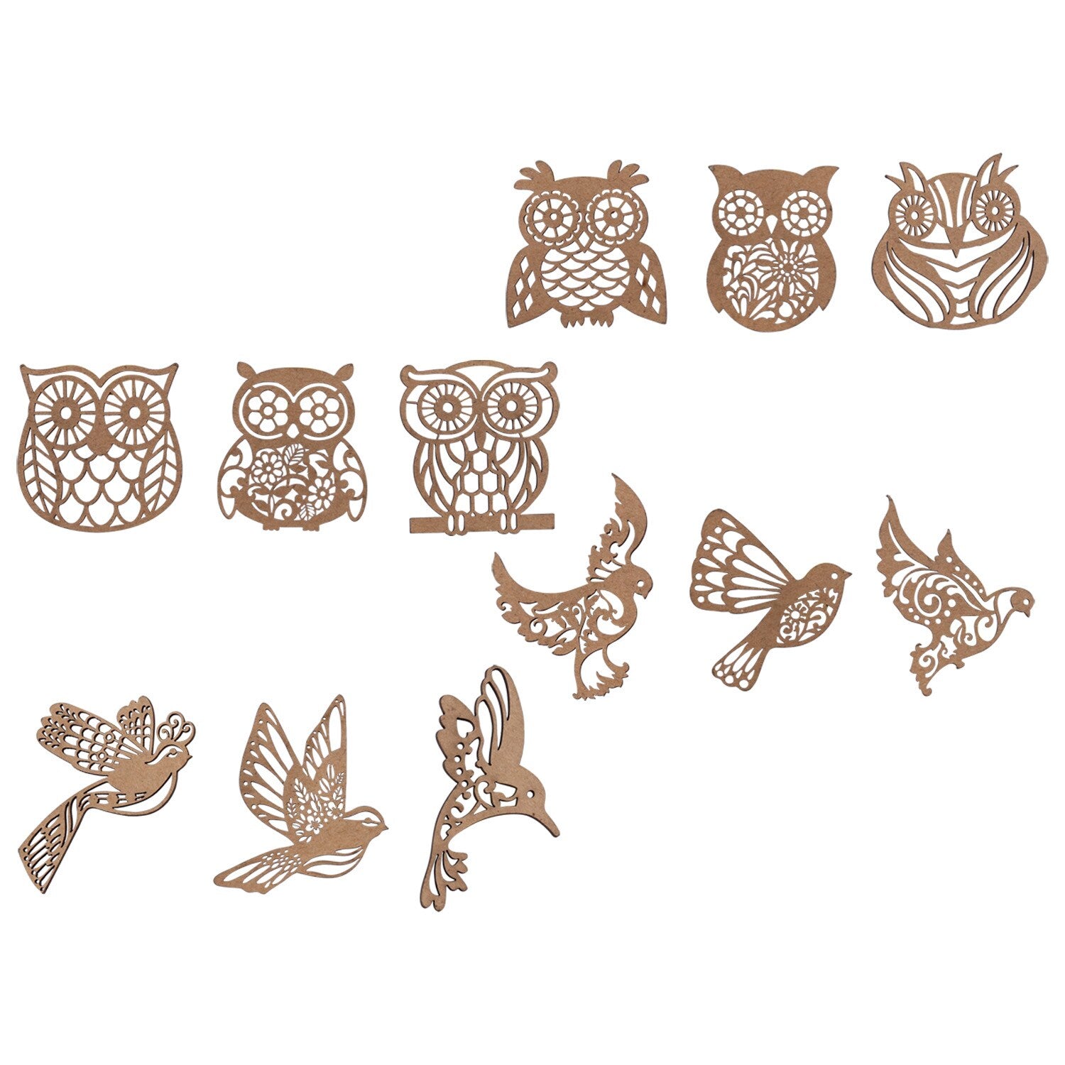 Crafter's Square Laser Bird Craft Boards, 6-ct. Packs (Pack of 36)