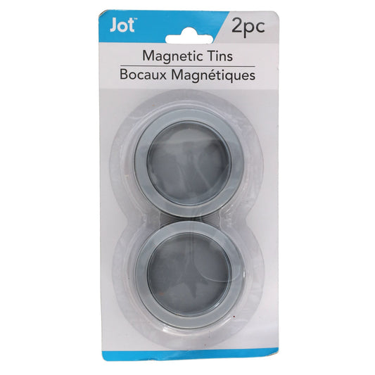 Jot Small Magnetic Round Tins, 2-ct. Packs (Pack of 36)