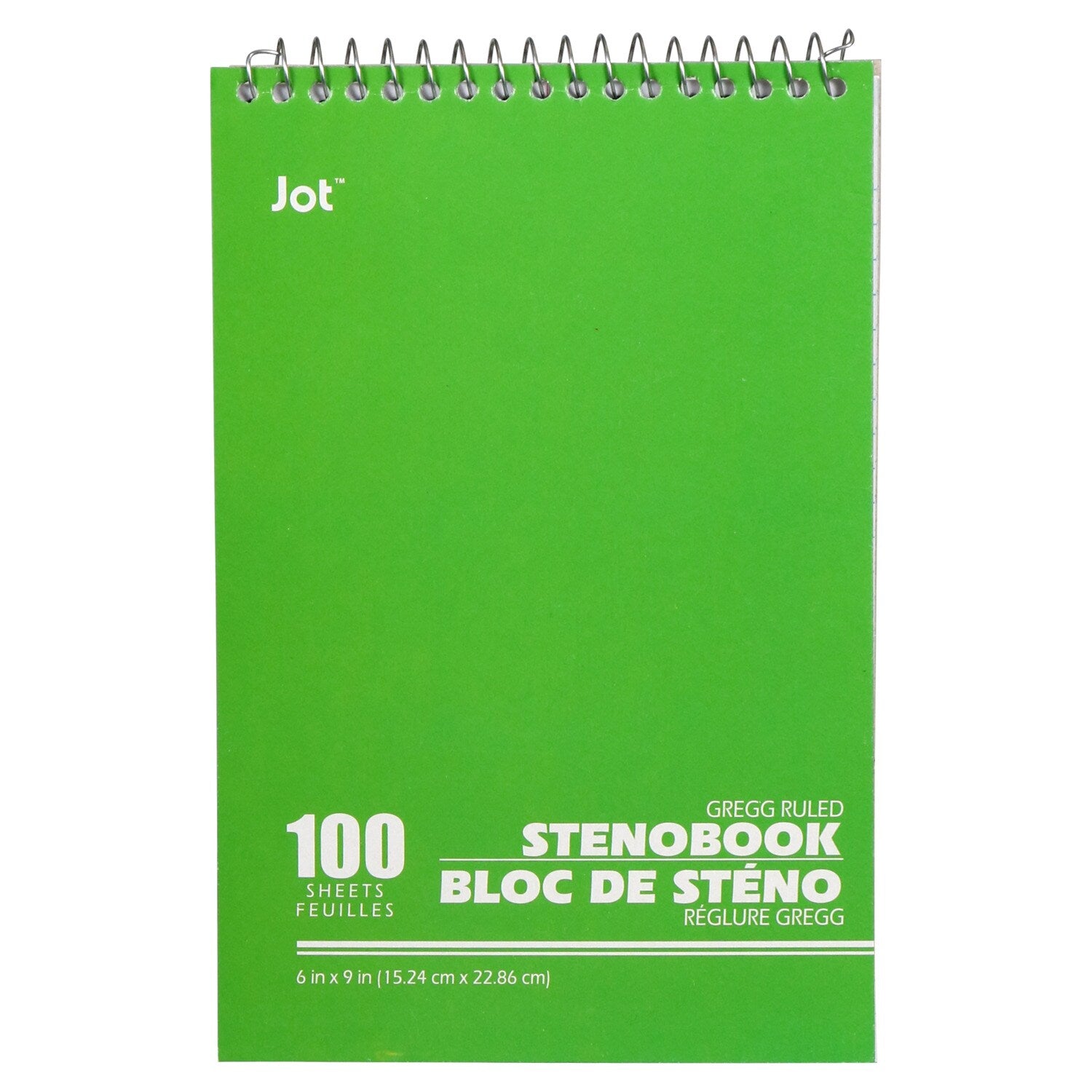 Jot Spiral-Bound Steno Books, 80 Pages (Pack of 20)