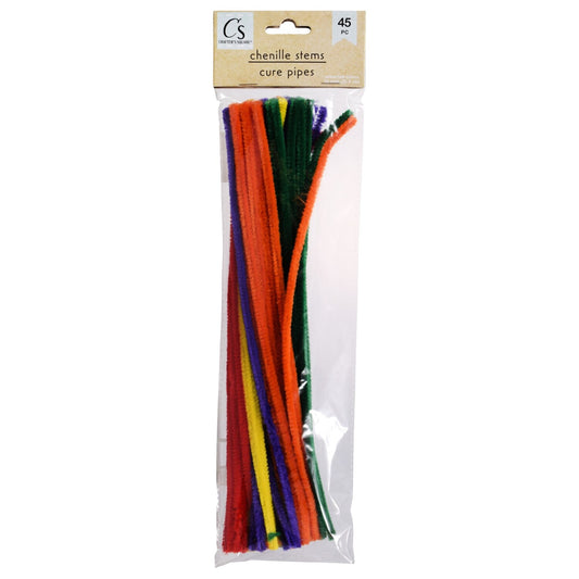 Crafter's Square Chenille Stems, 45-ct. Packs (Pack of 3)