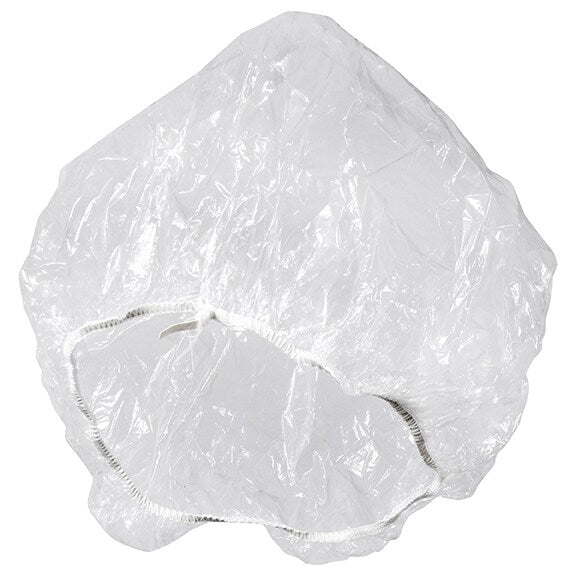 Urban Essence Disposable Clear Plastic Shower Caps, 8-ct. Packs (Pack of 18)
