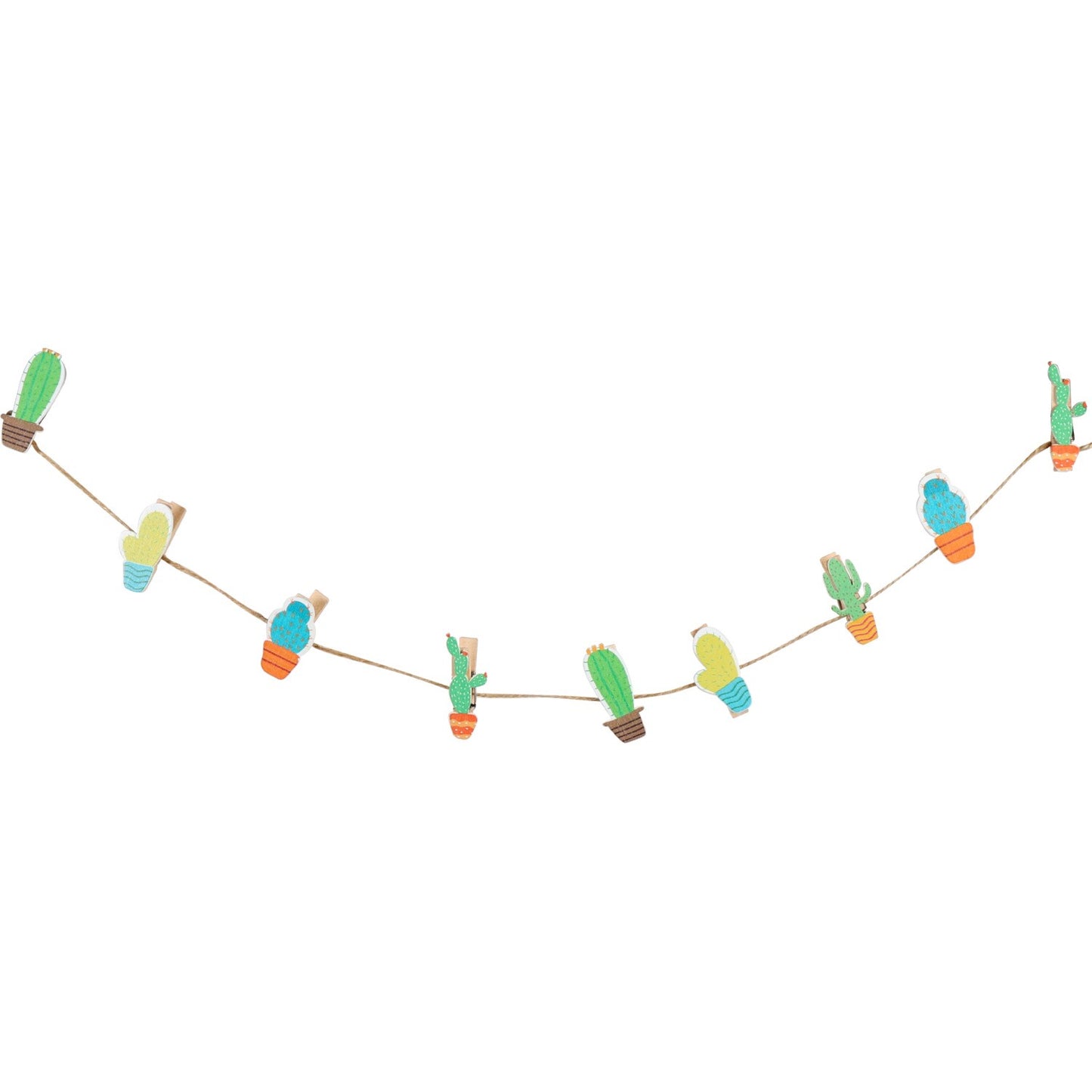 Crafter's Square Wooden Clips with Strings, 10-pc. Sets (Pack of 36)