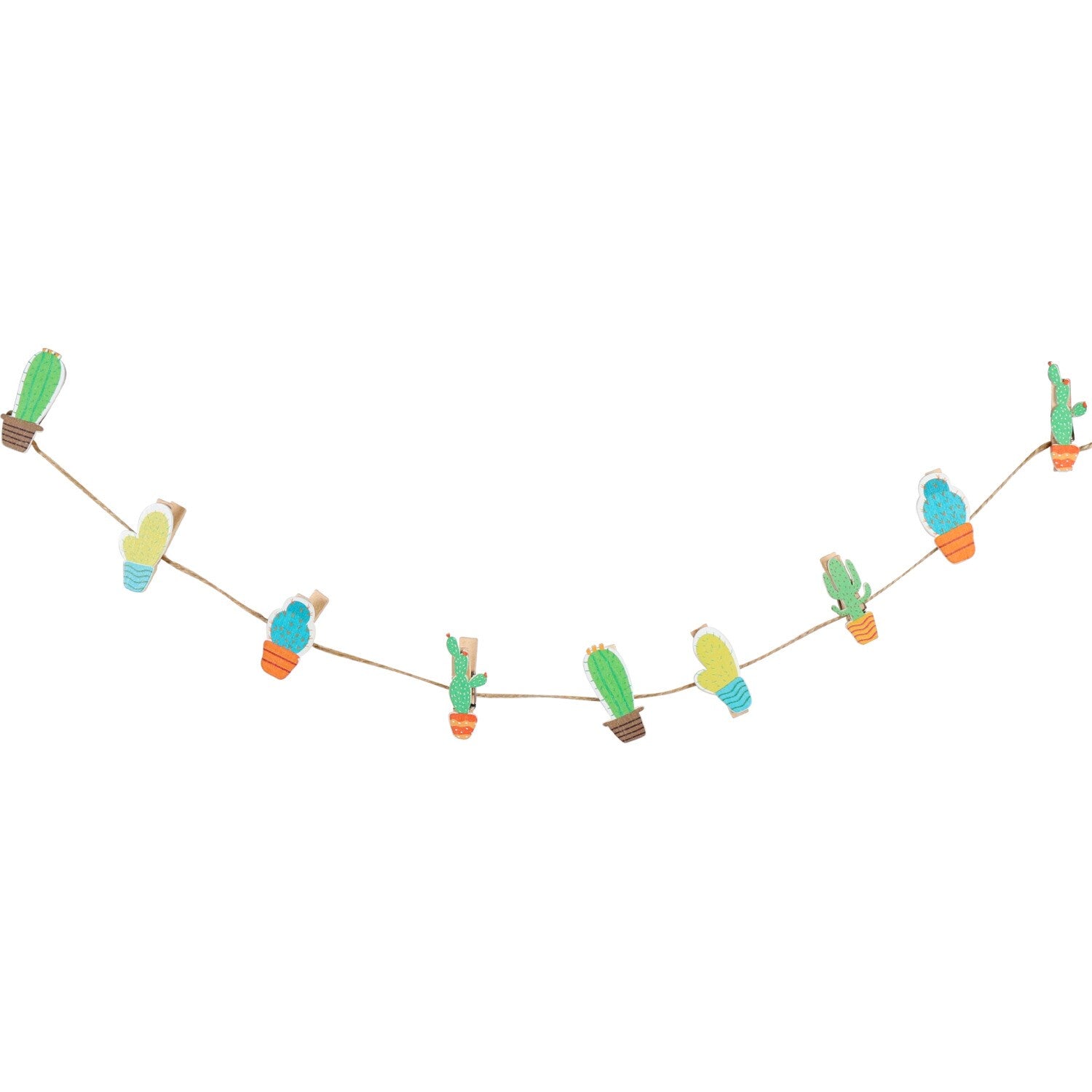 Crafter's Square Wooden Clips with Strings, 10-pc. Sets (Pack of 36)