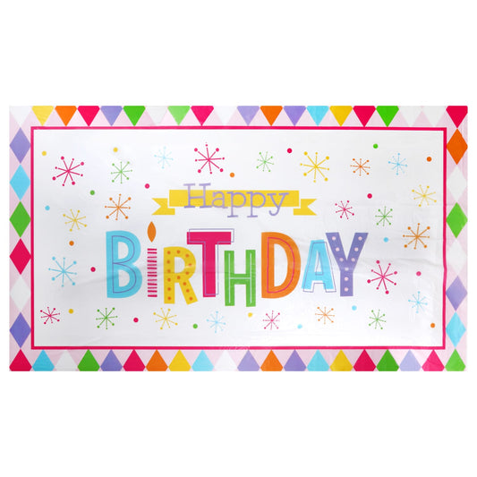 Happy Birthday Wild Party Themed Wall Murals, 42x72 in. (Pack of 24)