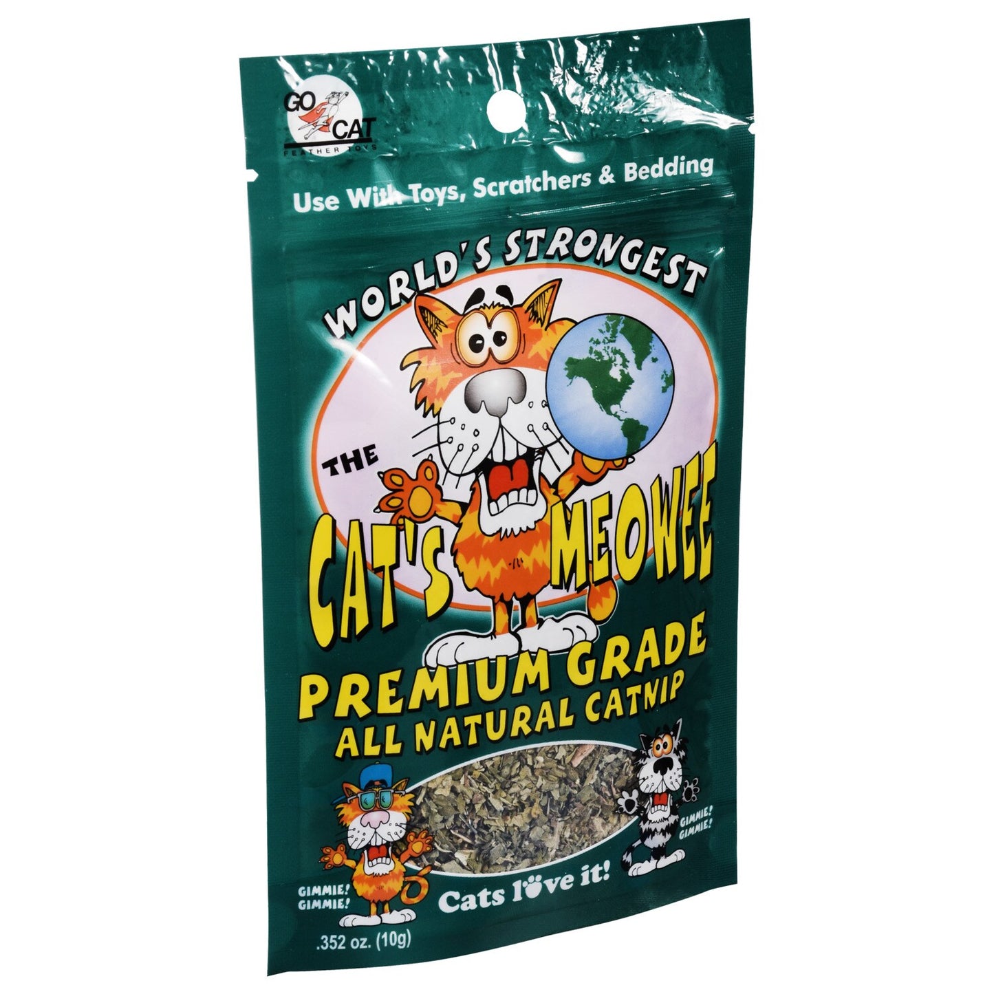 Cats Meowee Premium Grade All Natural Catnip (Pack of 36)