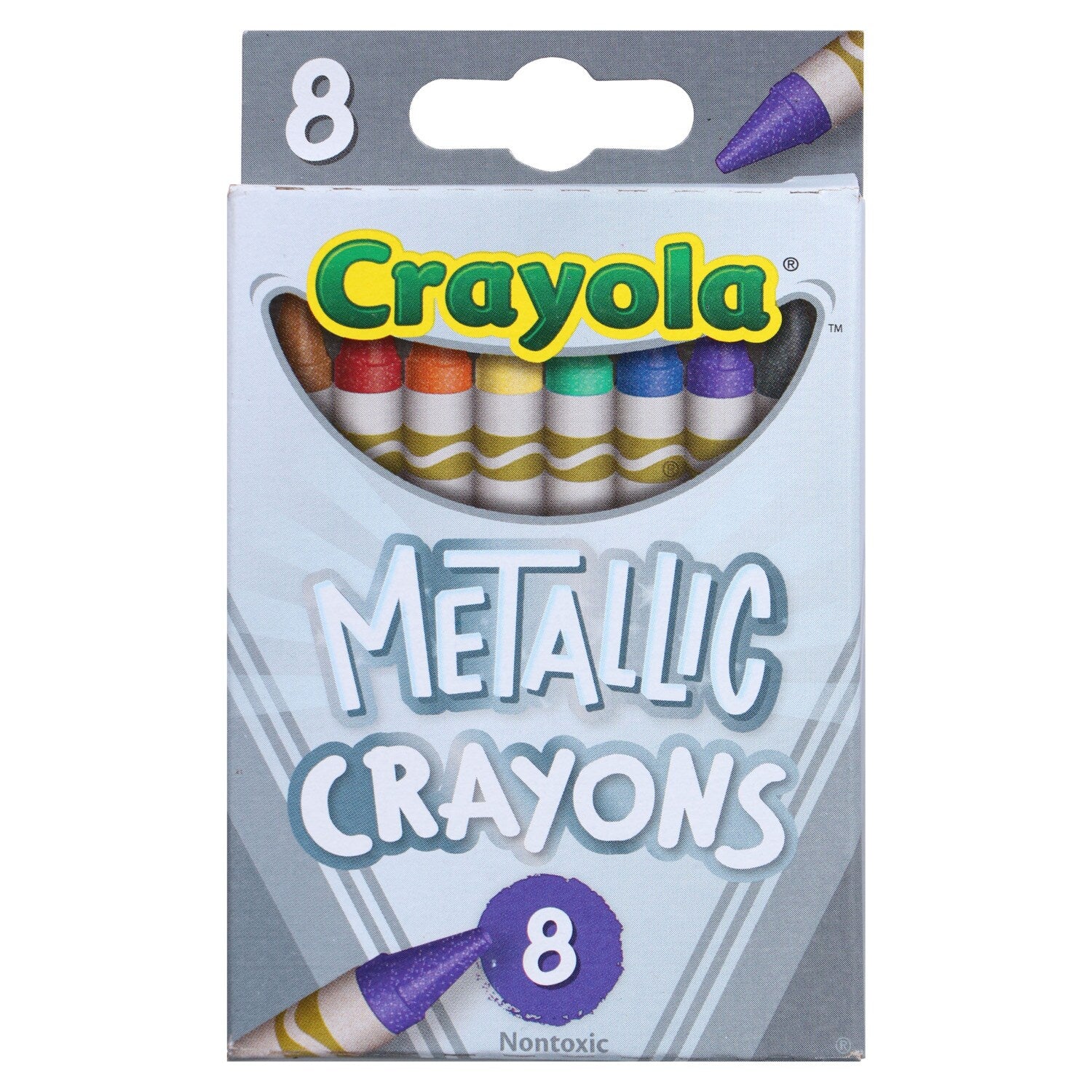 Crayola Metallic Crayons, 8-ct. Packs (Pack of 24)