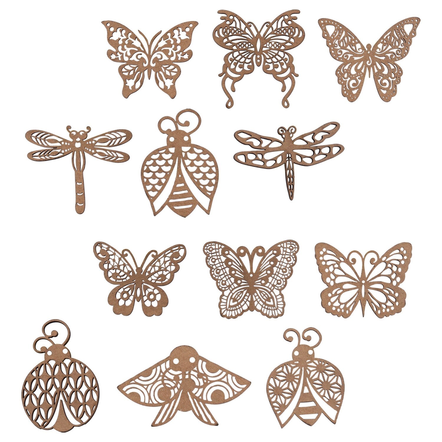 Crafter's Square Laser Butterfly Craft Boards, 6-ct. Packs (Pack of 36)