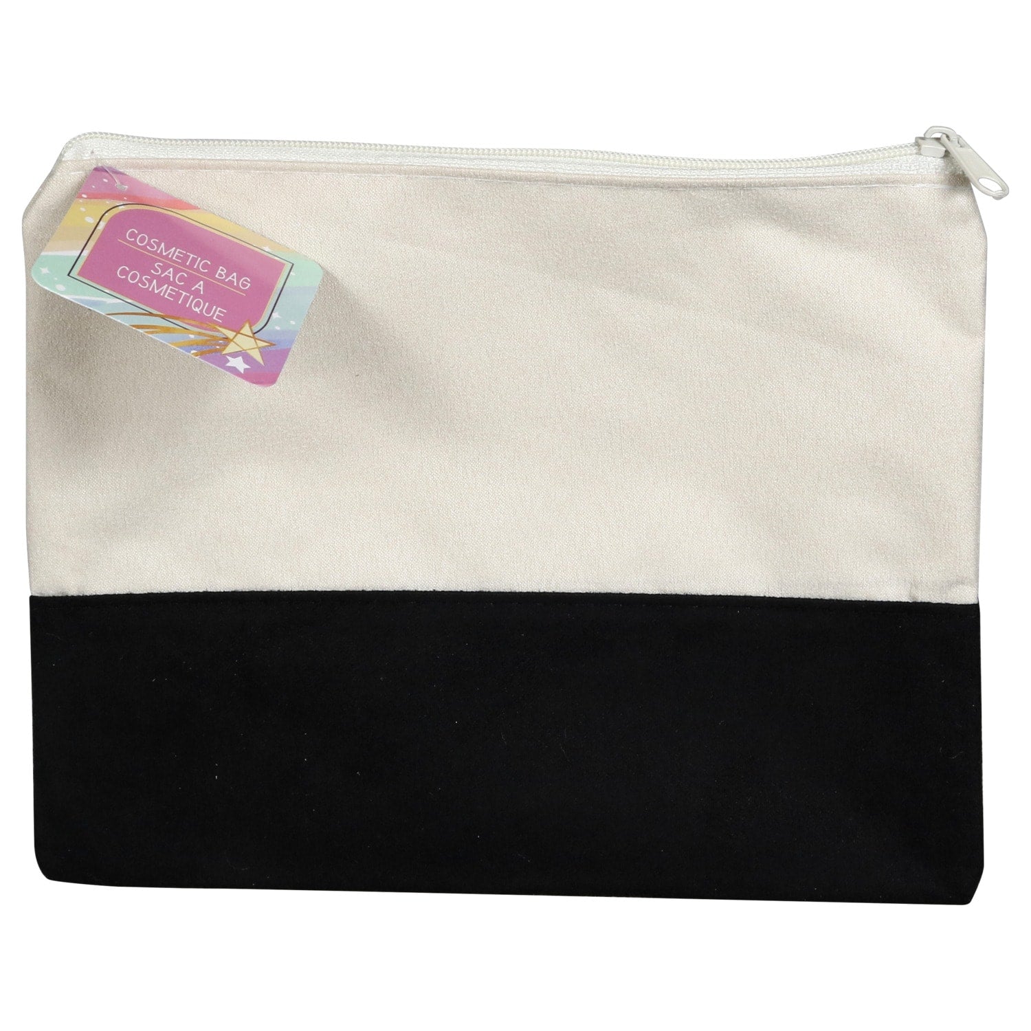 Faux Suede Cosmetic Bags, 6x8-in. (Pack of 6)