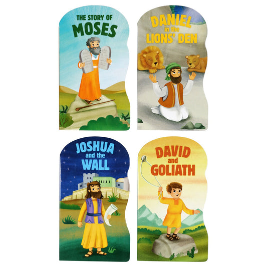 Die-Cut Bible Board Books, 5x8.75 in. (Pack of 24)