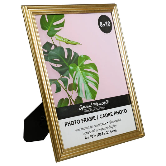 Special Traditional Gold Plastic Picture Frames, 8x10 in. (Pack of 15)