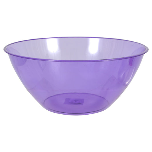 Light Purple Plastic Bowls, 7x11.25-in. (Pack of 24)