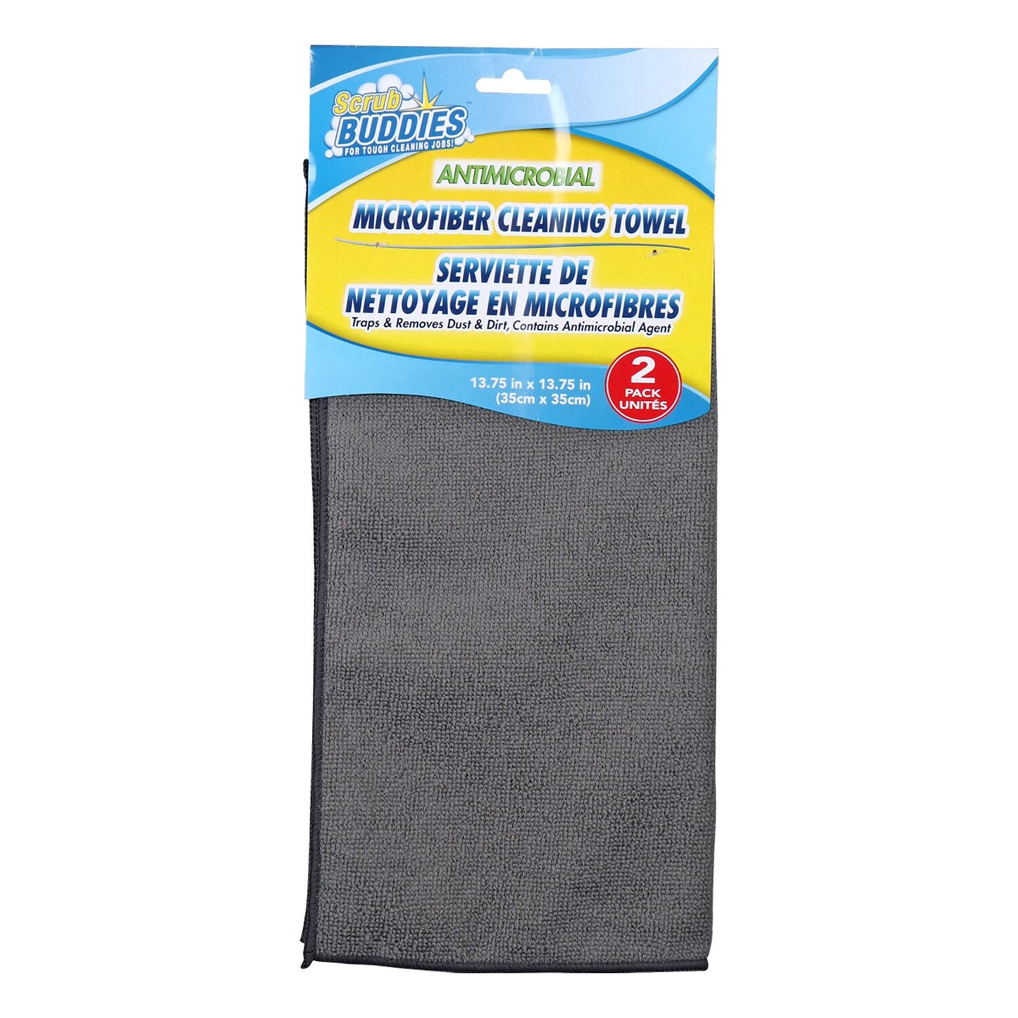 Scrub Buddies Antimicrobial Microfiber Cleaning Towels, 2-ct. Packs (Pack of 24)