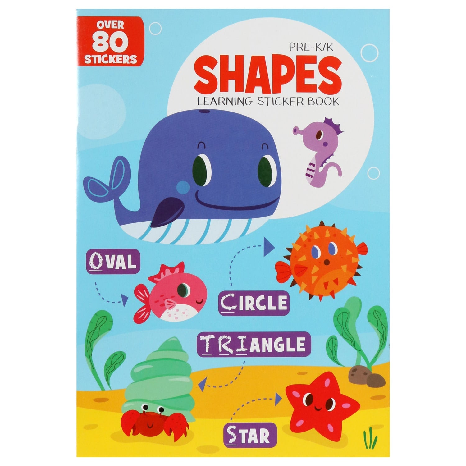Kids Learning Sticker Activity Books, 10.5x7.5-in. (Pack of 24)