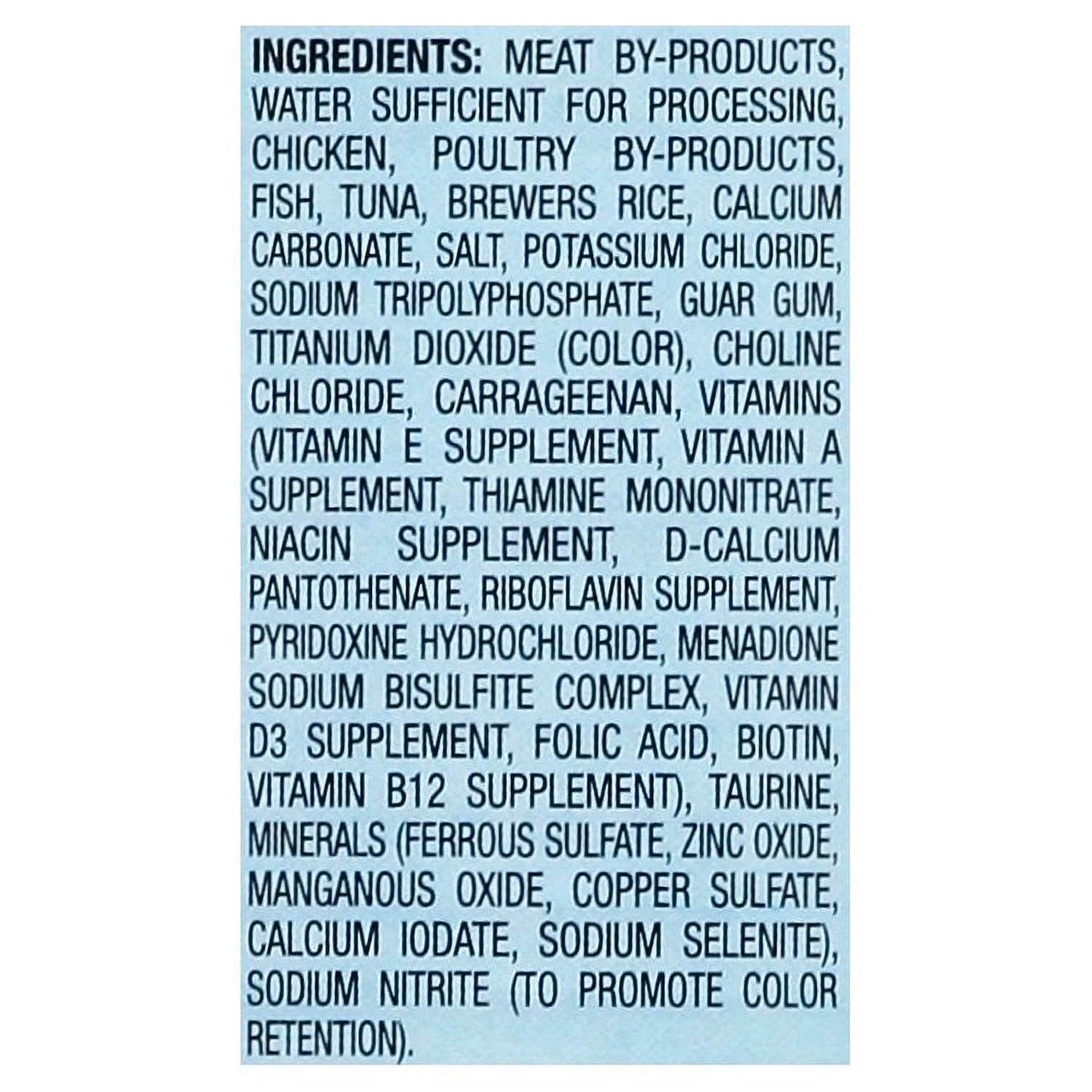 9 Lives Meaty Pate Wet Cat Food with Real Chicken and Tuna, 13-oz. (Pack of 12)