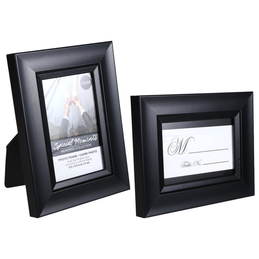 Special Classic Black Picture Frames, 2x3 in. (Pack of 12)