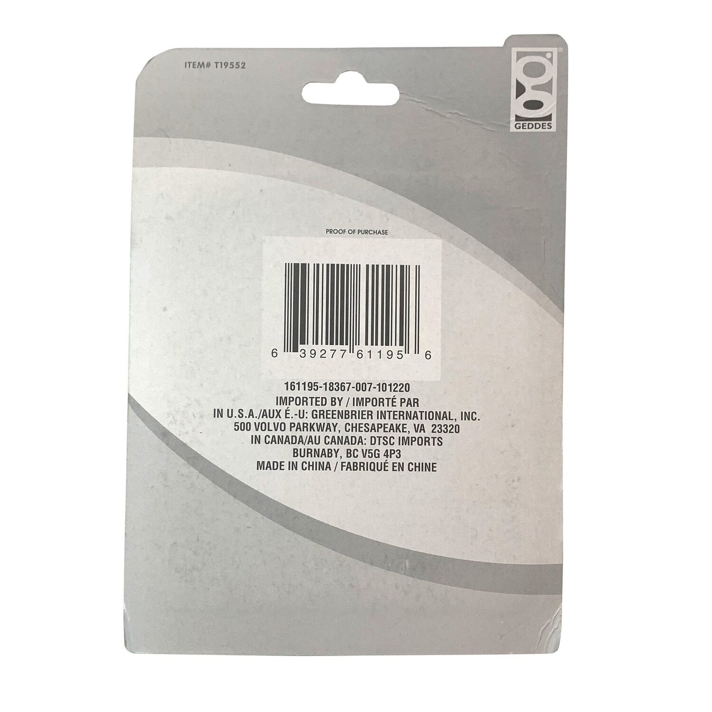 Geddes Animal-Shaped Pencil-Top Erasers, 10-ct. Packs (Pack of 36)